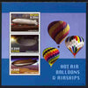 Guyana 2006 Hot Air Balloons and Airships perf sheetlet of 3 unmounted mint SG 6567a