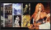 Sierra Leone 2009 250th Death Anniv of George Frideric Handel perf sheetlet of 6 unmounted mint