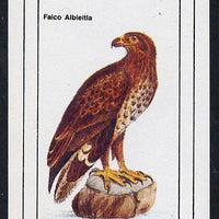 Bernera 1982 Birds #44 (Falcon) imperf souvenir sheet (£1 value)unmounted mint