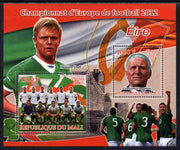 Mali 2012 European Footbal Championship - Ireland large perf s/sheet containing 2 values unmounted mint