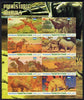 Maakhir State of Somalia 2011 Pre-historic Animals #2 imperf sheetlet containing 8 values unmounted mint