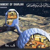 Sharjah 1970 History of Space #3 imperf m/sheet unmounted mint (Mi BL 69)