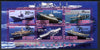 Congo 2012 Aircraft Carriers #2 perf sheetlet containing 6 values fine cto used