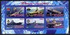 Djibouti 2012 Aircraft Carriers #2 perf sheetlet containing 6 values unmounted mint