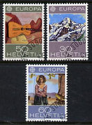 Switzerland 1975 Europa - Paintings set of 3 superb cto used, SG 898-900*