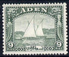 Aden 1937 Dhow 9p deep green mounted mint, SG 2