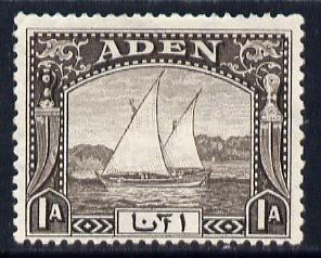 Aden 1937 Dhow 1a sepia mounted mint, SG 3