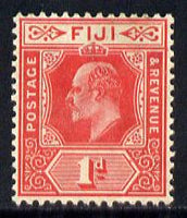 Fiji 1906-12 KE7 MCA 1d red mounted mint SG 119