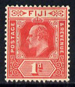 Fiji 1906-12 KE7 MCA 1d red mounted mint SG 119