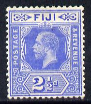 Fiji 1912-23 KG5 MCA 2.5d bright blue mounted mint SG 129