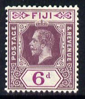 Fiji 1912-23 KG5 MCA 6d dull & bright purple mounted mint SG 133