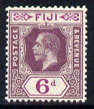 Fiji 1912-23 KG5 MCA 6d dull & bright purple mounted mint SG 133