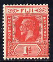 Fiji 1912-23 KG5 Script CA 1d carmine-red mounted mint SG 230