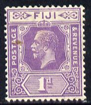 Fiji 1912-23 KG5 Script CA 1d violet mounted mint SG 231