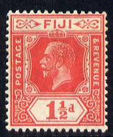 Fiji 1912-23 KG5 Script CA 1.5d scarlet mounted mint SG 232
