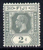 Fiji 1912-23 KG5 Script CA 2d grey mounted mint SG 233