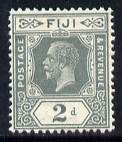 Fiji 1912-23 KG5 Script CA 2d grey mounted mint SG 233