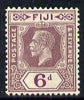Fiji 1912-23 KG5 Script CA 6d dull & bright purple mounted mint SG 237