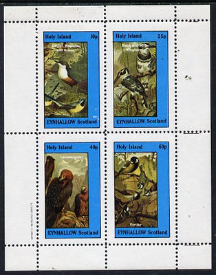 Eynhallow 1982 Birds #08 (Kingfisher, Bird of Prey etc) perf,set of 4 values (10p to 60p) unmounted mint