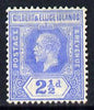 Gilbert & Ellice Islands 1912-24 KG5 MCA 2.5d bright blue mounted mint SG 15