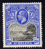 St Helena 1912-16 KG5 Pictorial 2.5d black & bright-blue mounted mint SG76