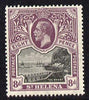 St Helena 1912-16 KG5 Pictorial 8d black & dull purple mounted mint SG78