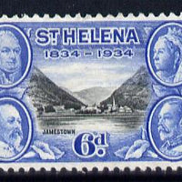 St Helena 1934 KG5 Centenary 6d mounted mint SG 119