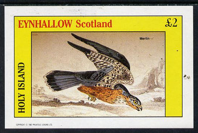 Eynhallow 1982 Merlin imperf deluxe sheet (£2 value) unmounted mint
