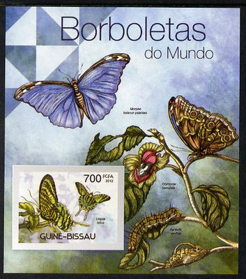 Guinea - Bissau 2012 Butterflies #3 imperf m/sheet unmounted mint. Note this item is privately produced and is offered purely on its thematic appeal