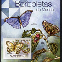Guinea - Bissau 2012 Butterflies #4 imperf m/sheet unmounted mint. Note this item is privately produced and is offered purely on its thematic appeal