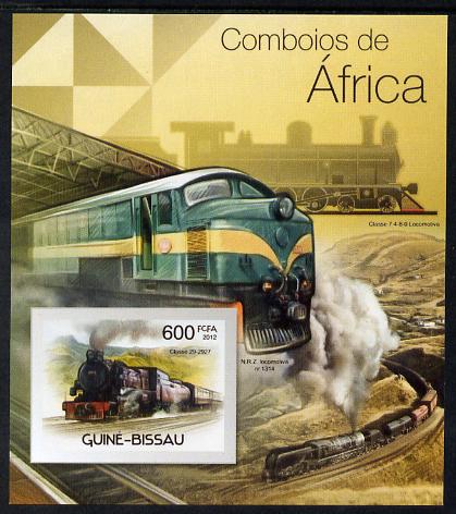 Guinea - Bissau 2012 Railways of Africa #3 imperf m/sheet unmounted mint. Note this item is privately produced and is offered purely on its thematic appeal