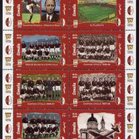 Somalia 1999 Football - Grande Torino perf sheetlet containing 8 values unmounted mint. Note this item is privately produced and is offered purely on its thematic appeal