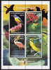 Turkmenistan 2000 Birds perf sheetlet containing 4 values unmounted mint. Note this item is privately produced and is offered purely on its thematic appeal