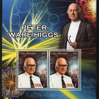 Ivory Coast 2012 Peter Ware Higgs perf sheetlet containing 2 values unmounted mint