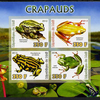 Mali 2012 Fauna - Toads imperf sheetlet containing 4 values unmounted mint