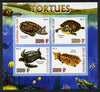 Mali 2012 Fauna - Tortoises imperf sheetlet containing 4 values unmounted mint