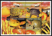 Madagascar 1999 Tortoises perf sheetlet containing 4 values unmounted mint. Note this item is privately produced and is offered purely on its thematic appeal