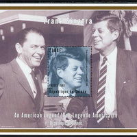 Guinea - Conakry 1998 35th Anniversary of Death of John Kennedy (with Frank Sinatra) perf m/sheet unmounted mint. Note this item is privately produced and is offered purely on its thematic appeal