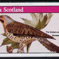 Staffa 1982 Golden Winged Woodpecker imperf souvenir sheet (£1 value) unmounted mint