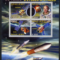 Malawi 2012 Space - 50th Anniversary of Centre for Space Studies #1 perf sheetlet containing 4 values unmounted mint
