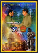 Rwanda 2013 Mao Tse-tung & Che Guevara imperf deluxe sheet containing 1 value unmounted mint