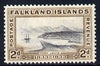 Falkland Islands 1933 Centenary 2d Port Louis mounted mint SG 130