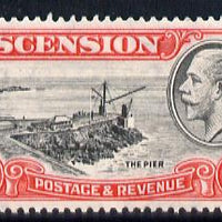 Ascension 1934 KG5 Pictorial 1.5d Pier superb unmounted mint SG 23