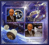 Ivory Coast 2013 Anniversaries - Birth Centenary of Robert Gilruth imperf sheetlet containing 2 values unmounted mint