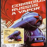 Guinea - Bissau 2012 Russian Steam Trains - Tipo 2-3-2 imperf deluxe sheet unmounted mint. Note this item is privately produced and is offered purely on its thematic appeal