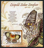 Guinea - Bissau 2012 Commemorating Leopold Sedar Senghor - Butterflies #4 imperf deluxe sheet unmounted mint. Note this item is privately produced and is offered purely on its thematic appeal