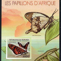 Burundi 2012 Butterflies #3 imperf deluxe sheet unmounted mint