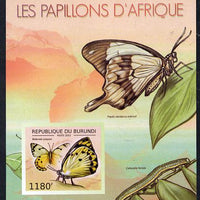 Burundi 2012 Butterflies #4 imperf deluxe sheet unmounted mint