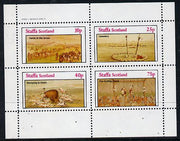 Staffa 1982 N American Indian Culture perf set of 4 values unmounted mint