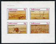 Staffa 1982 N American Indian Culture imperf set of 4 values unmounted mint